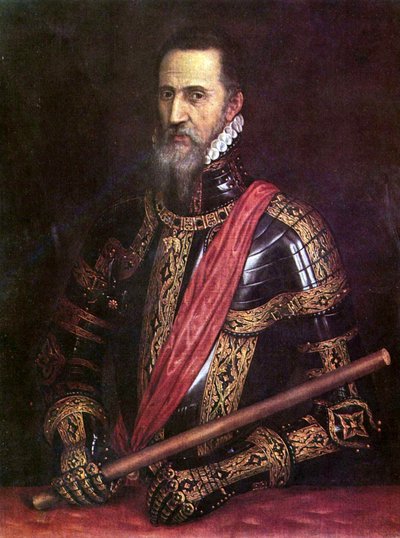 Portrait of Fernando Álvarez de Toledo by Tiziano Vecelli